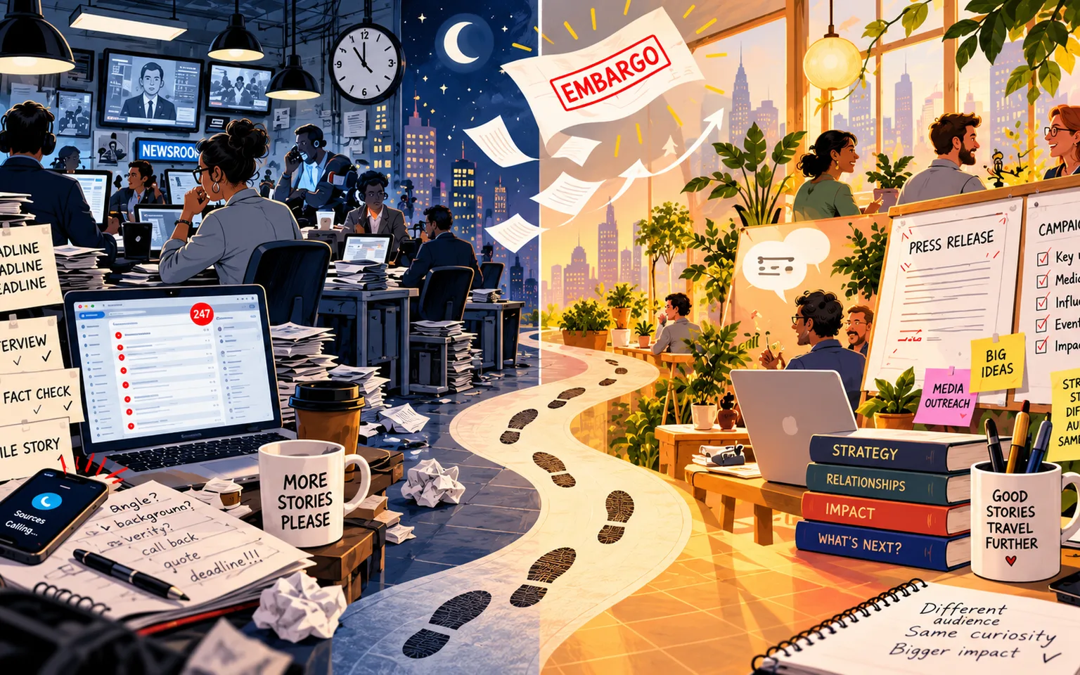 Cover image for the marco/richards article: Embargo lifted: what six months on the dark side taught me